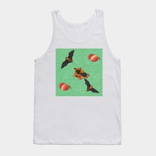 Fruit Bats and Mangoes Green Tank Top